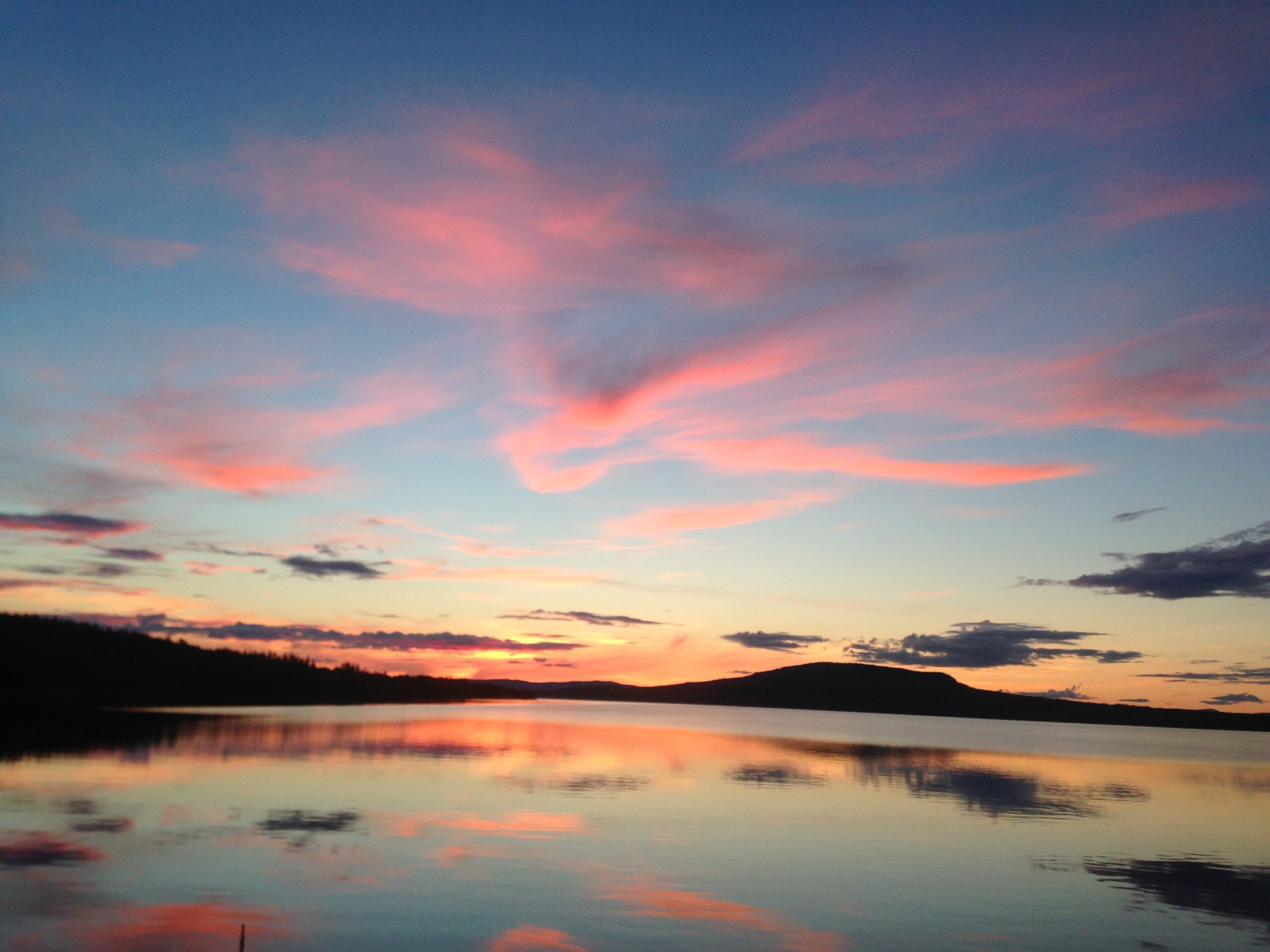 Pinker Sonnenuntergang