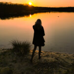 Sonnenuntergang am Wasser